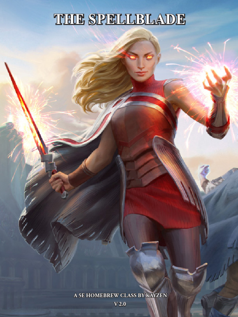 Spellblade Class Overview for 5E | PDF