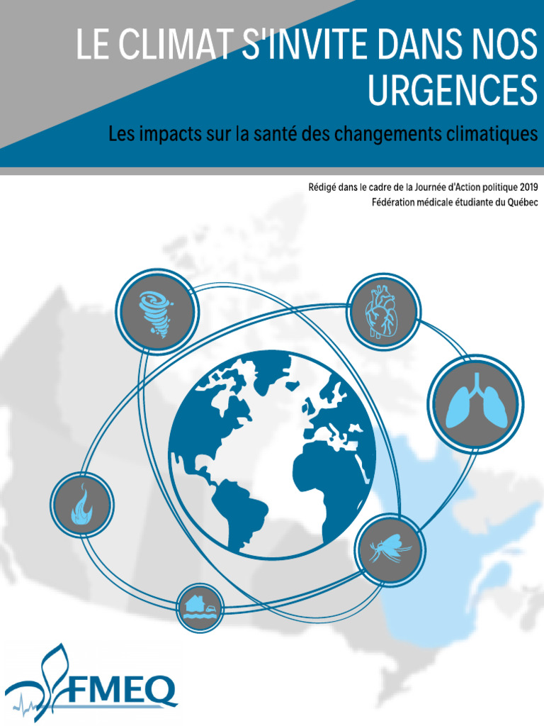 Impact des changements climatiques sur la santé | PDF | Gaz à effet de ...