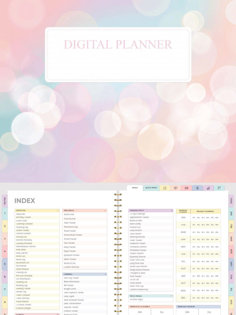 Monthly Planner Overview 2023 | PDF