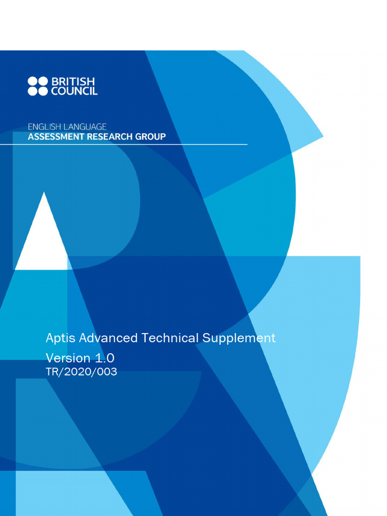 Aptis Advanced Technical Supplement | PDF | English As A Second Or ...