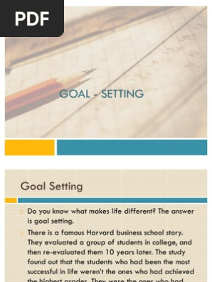 3.Goal - Setting