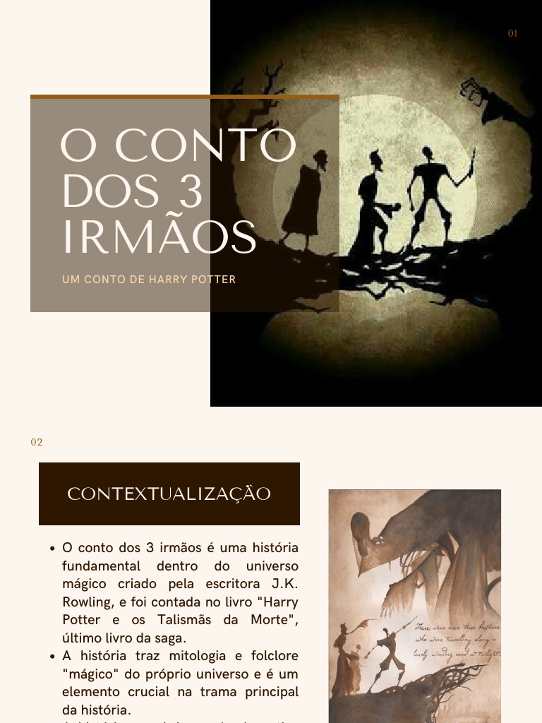 O Conto dos Três Irmãos: Moral e Personagens | PDF