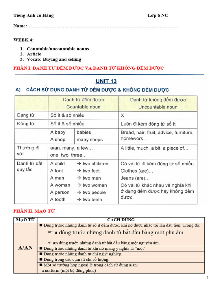 6NC. Week 5 | PDF