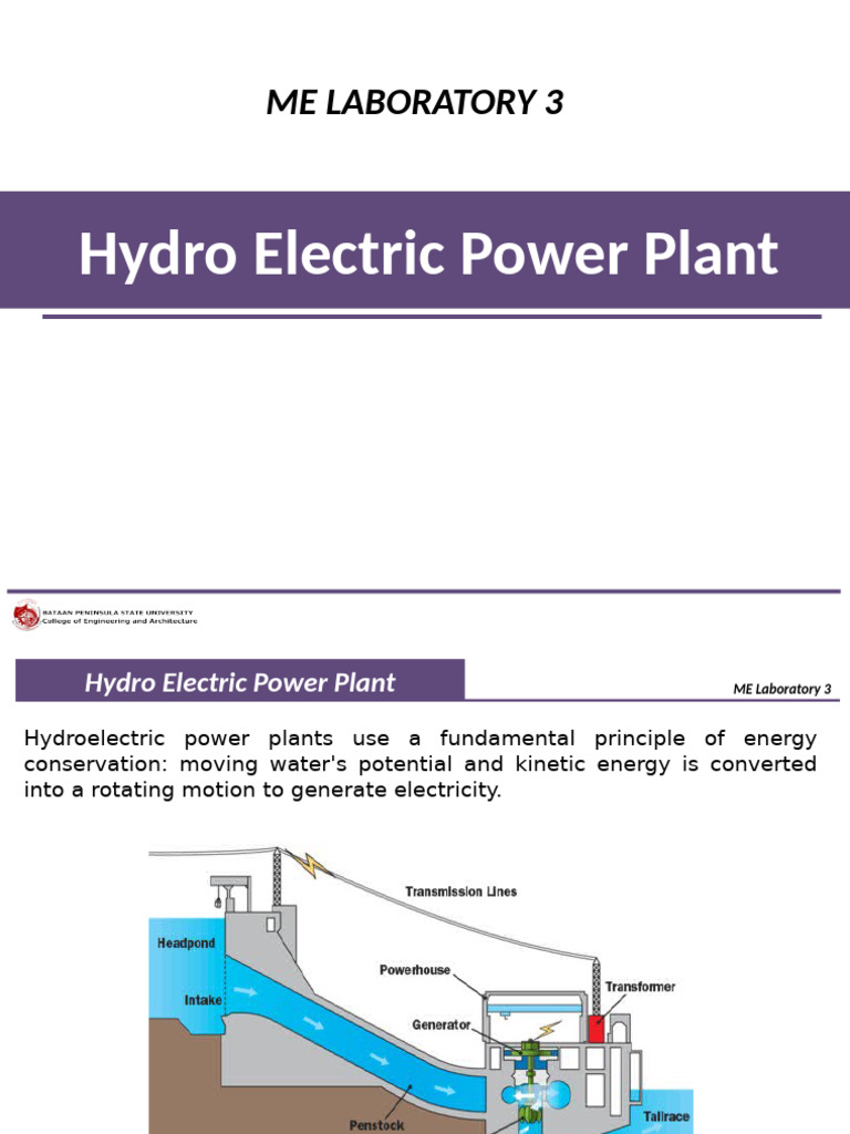 Hydroelectirc Power Plant | PDF | Hydroelectricity | Power Station