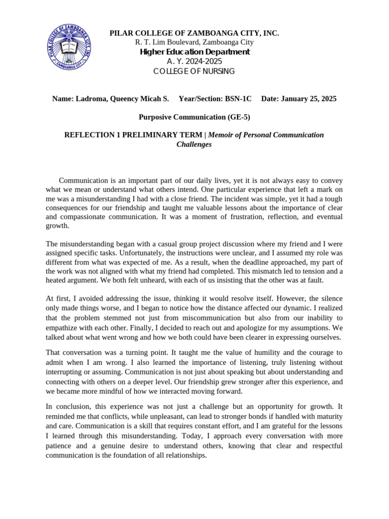 Lessons from Miscommunication | PDF | Psychology | Human Communication