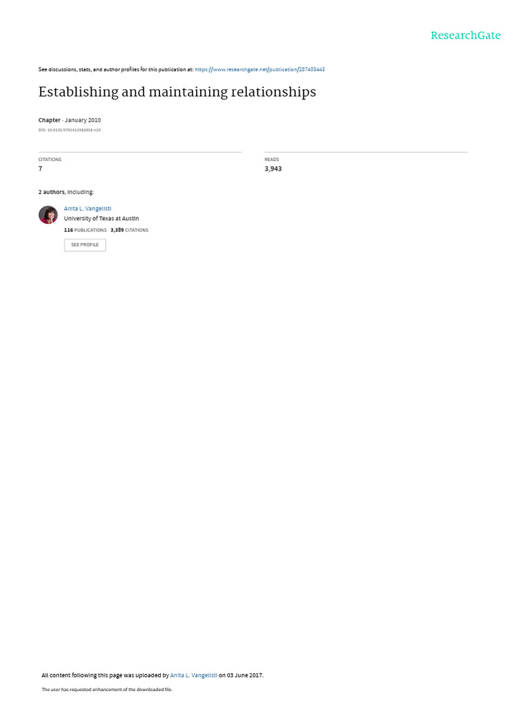 Rethinking Communication in Relationships | PDF | Interpersonal ...