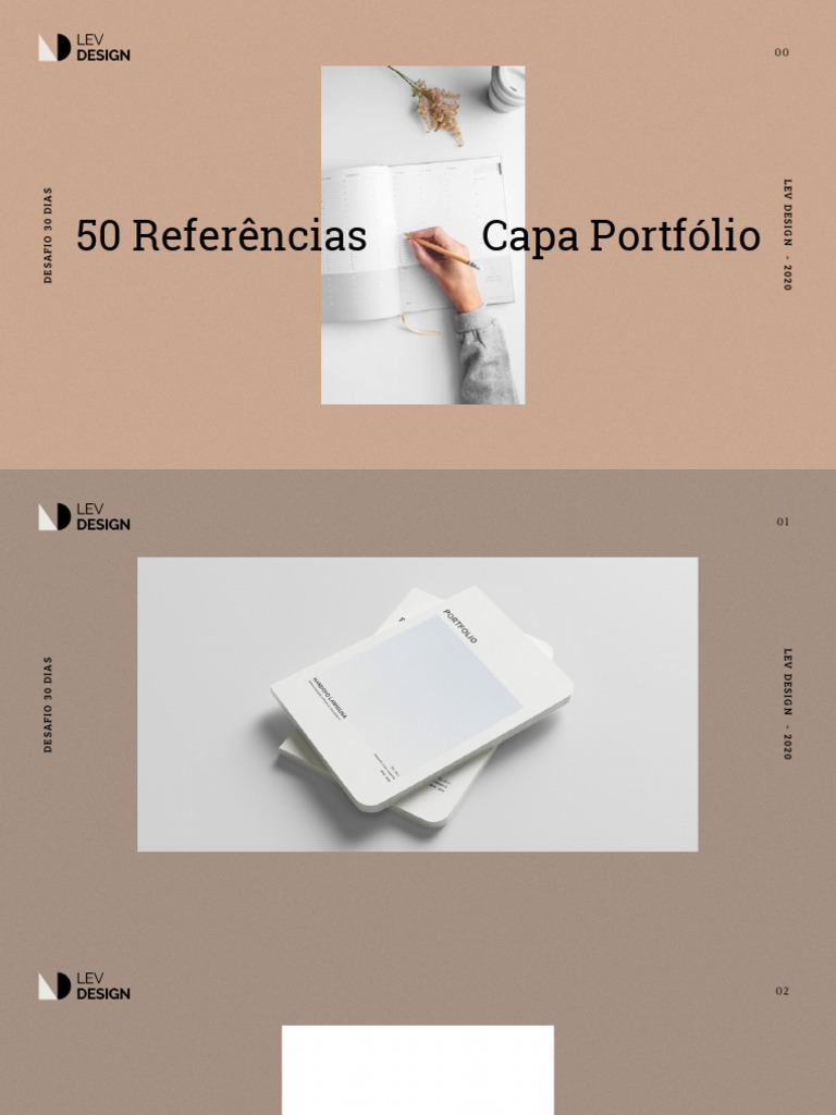 50 Capas de Portfólio pra se Inspirar | PDF