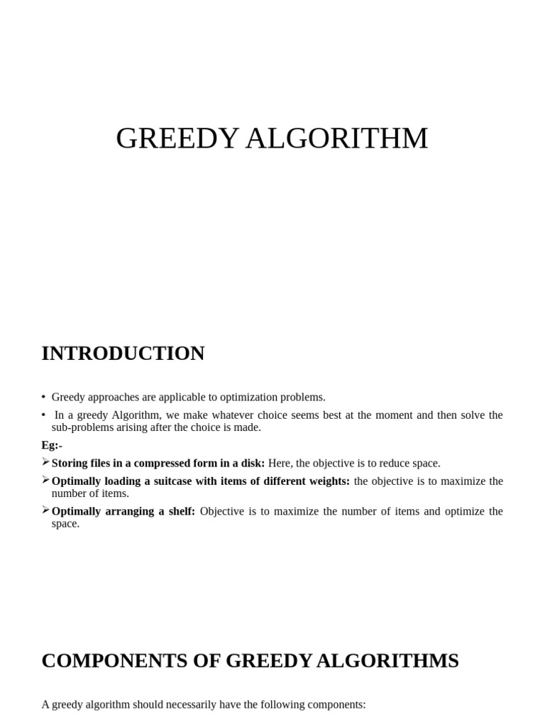 6.GREEDY ALGORITHM_KNAPSACK_PROBLEM | PDF | Computer Science ...