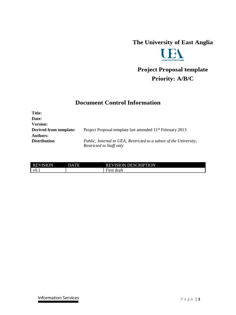 Project Proposal Template 04 | PDF | Economies | Business
