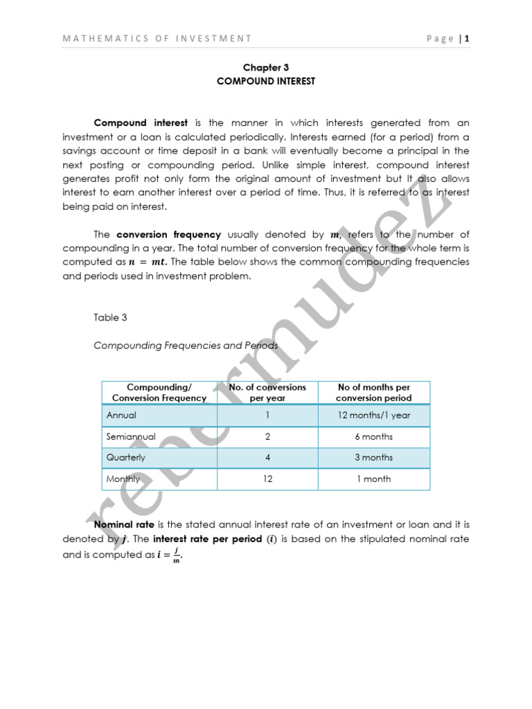 Understanding Compound Interest Basics | PDF | Compound Interest | Interest