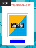 Mechanical Vibrations 6th Edition Rao 013436130X Solution Manual | PDF ...
