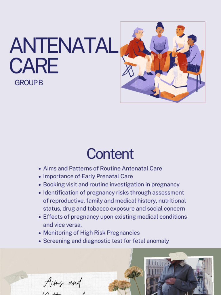 Antenatal Care: Importance and Practices | PDF | Pregnancy | Maternal ...