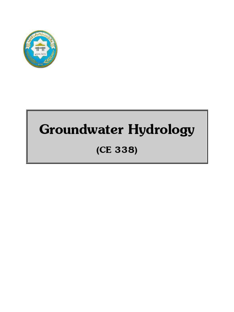 Groundwater Hydrology Overview | PDF | Aquifer | Porosity