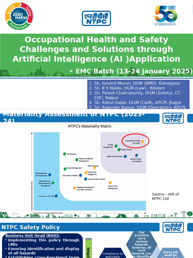 AI Solutions for Occupational Safety | PDF | Occupational Safety And ...