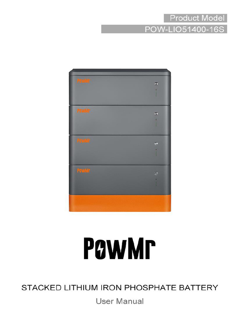 POW-LIO51400-16S User Manual EN | PDF | Power Inverter | Lithium Ion ...