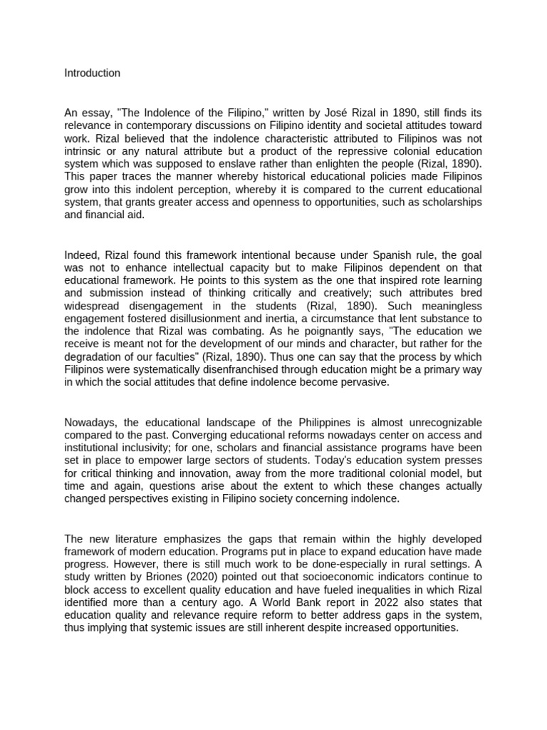 Introduction Revised | PDF | Philippines