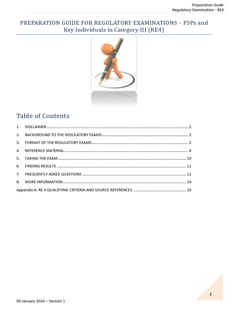 RE4 Exam Preparation Guide | PDF | Multiple Choice | Question