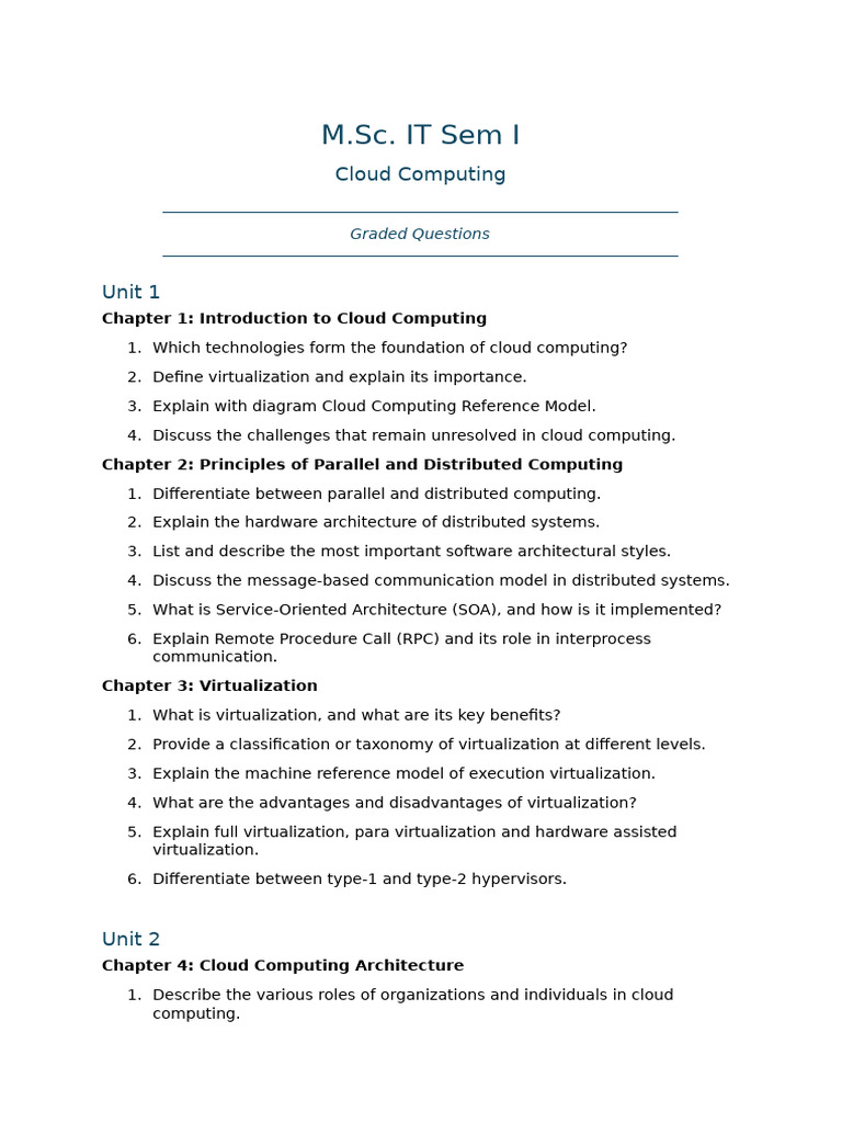 Cloud Computing and Virtualization Overview | PDF