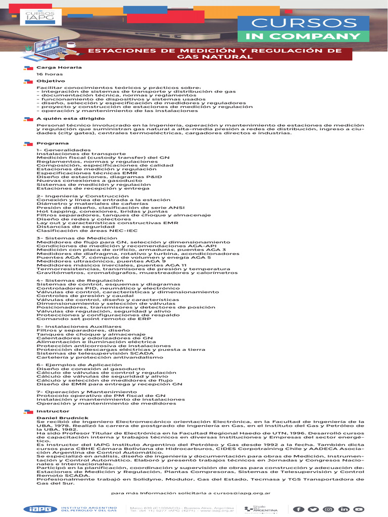 Capacitación En Estaciones De Gas Natural Pdf