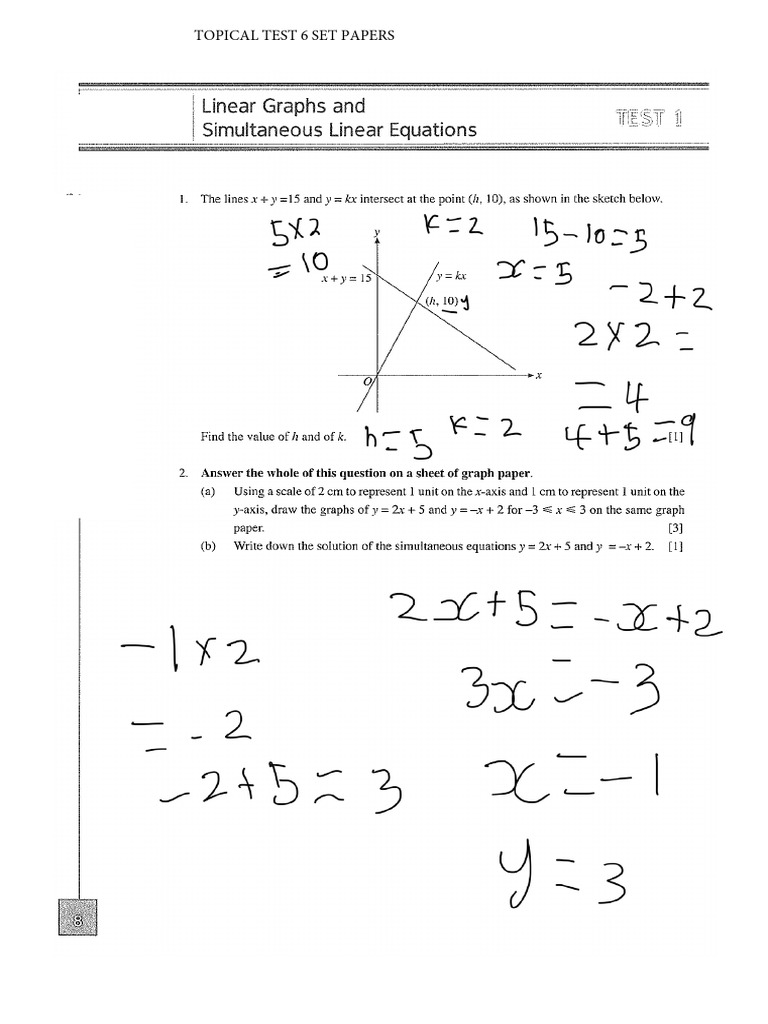 Feb 8 TH Test Paper | PDF