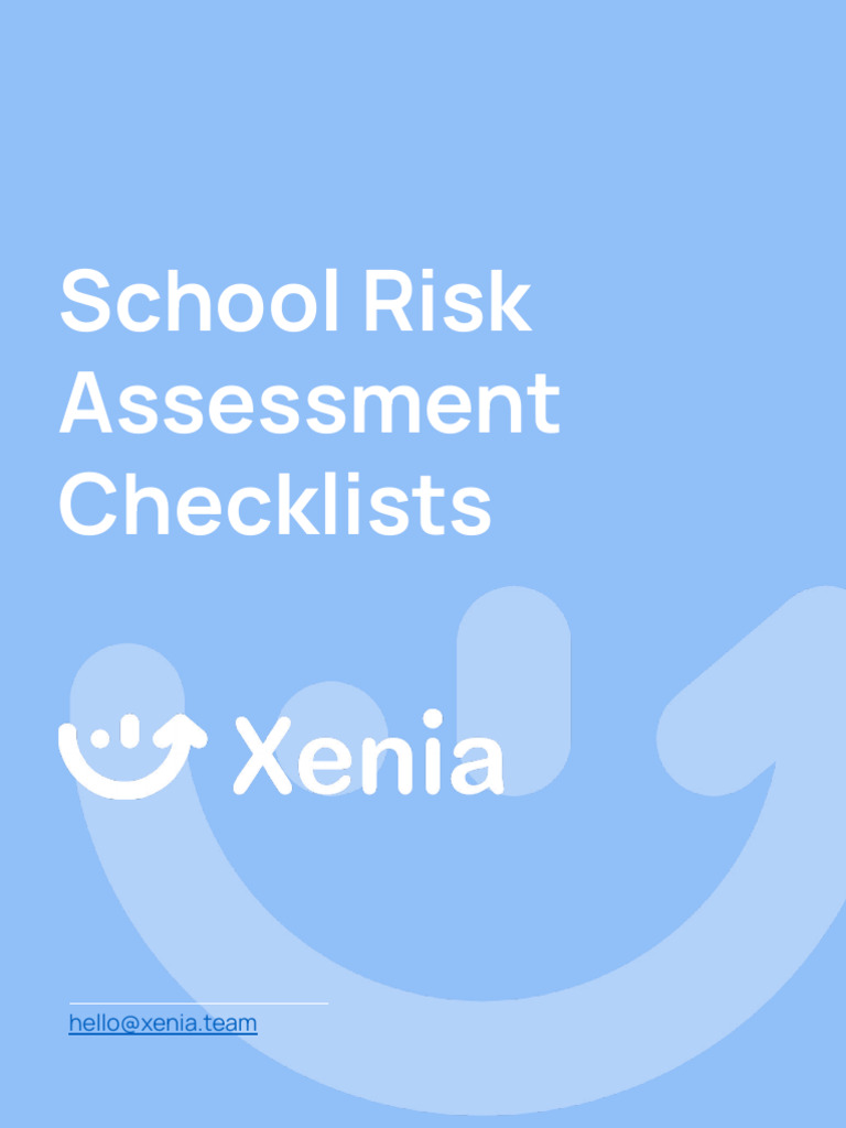 Comprehensive School Risk Assessment Checklists | PDF | Access Control ...