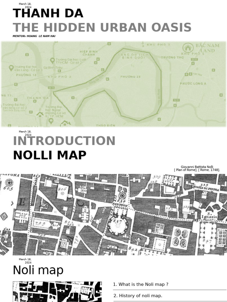 Understanding the Nolli Map | PDF | Map | Geographic Information System