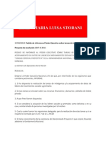 Pedido de Informes Al Poder Ejecutivo Sobre Tareas de Inteligencia