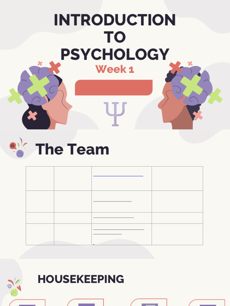 Introduction to Psychology Course Overview | PDF | Psychology | Mind