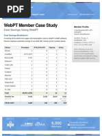 Download Webpt Member - Case Study - Breakdown of WebPT cost savings by WebPT - Physical Therapy Software SN83252640 doc pdf