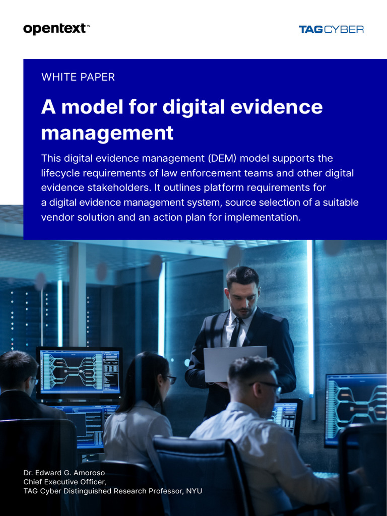 Digital Evidence Management Model for Law Enforcement | PDF | Computer ...