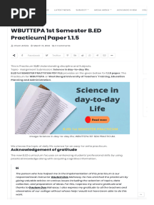 WBUTTEPA 1st Semester B.ed Practicum_ Paper 1.1..5