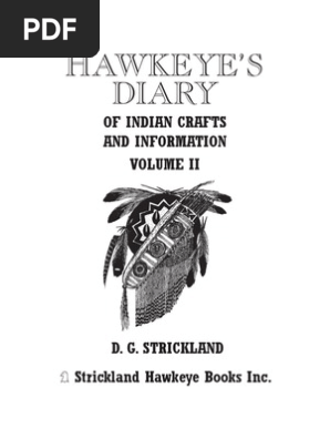 Pages from  Hawkeyes Diary 