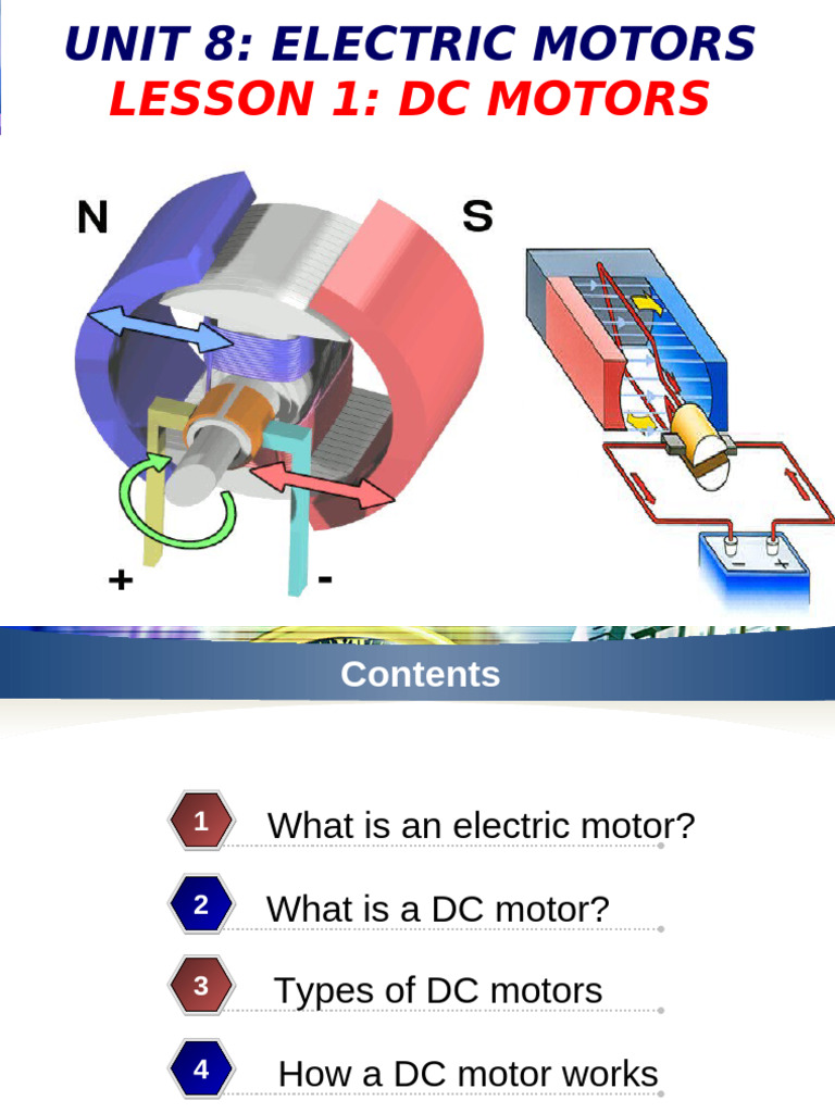 Understanding DC Motors and Their Components | PDF | Electric Motor ...