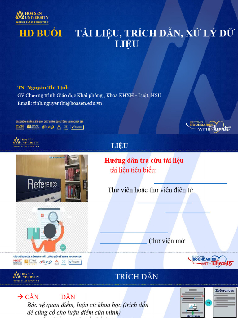 HD Buoi 2 - Tai Lieu - Trich Dan - Xu Ly Du Lieu | PDF