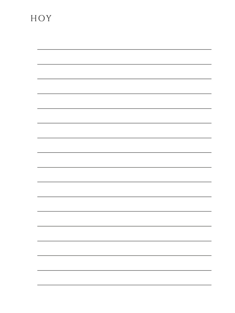 To do list checklist goals blank printable vertical notebook page