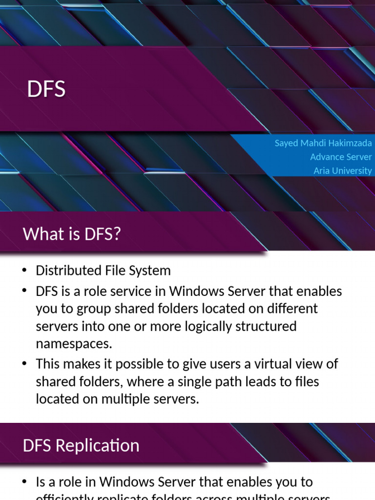 Understanding Distributed File System (DFS) | PDF