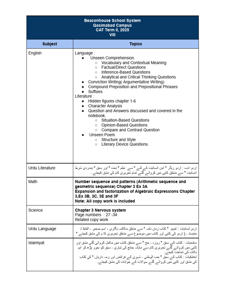 Grade 8 | PDF