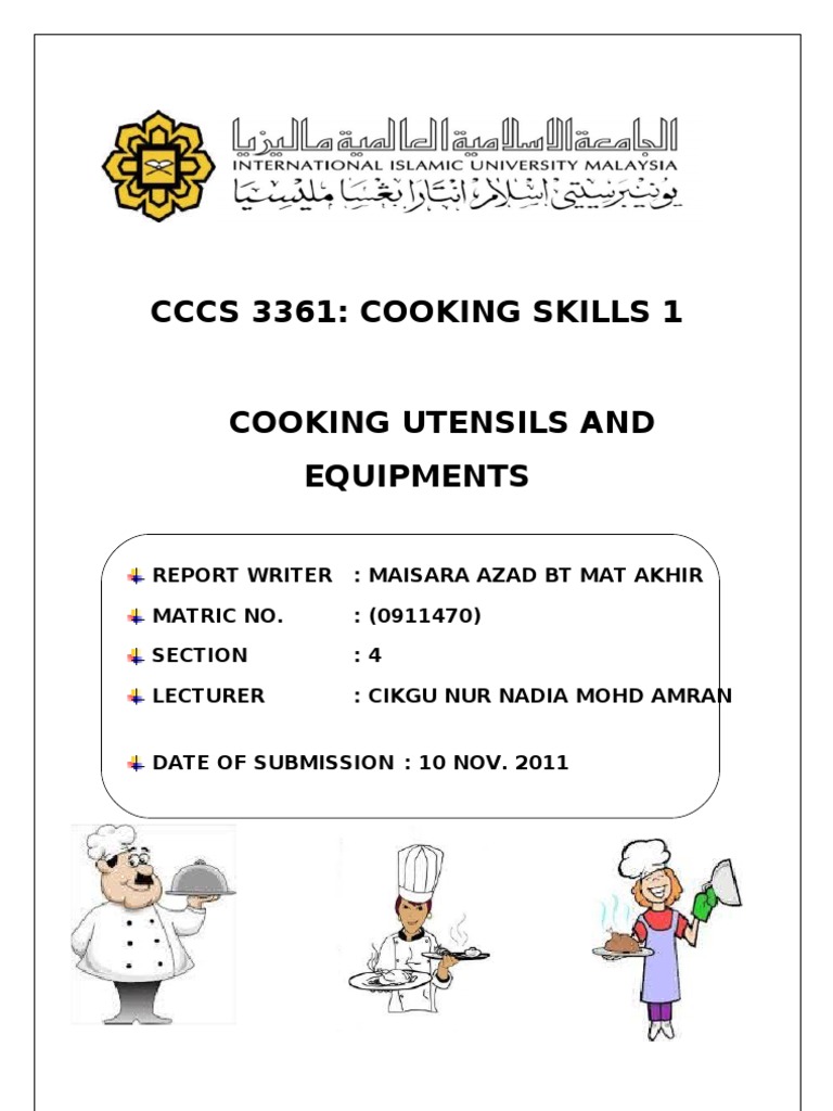 Cooking Utensils and Equipments | PDF | Kitchen Utensil | Cookware And ...