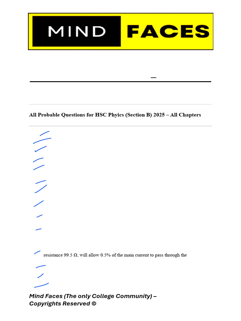 Physics Section B - MF | PDF | Inductor | Metrology