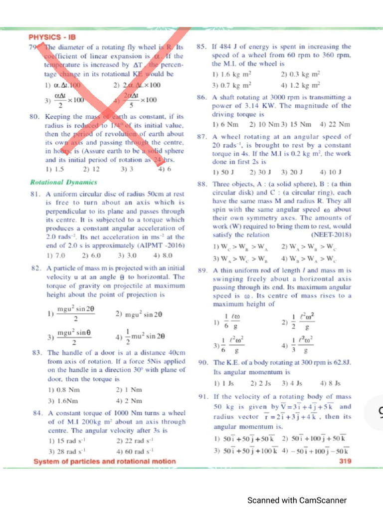 Rotational Dynamics Track 1 | PDF
