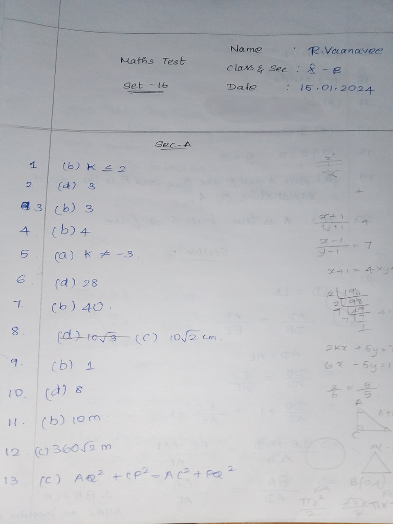 Math Problem Solutions and Concepts | PDF