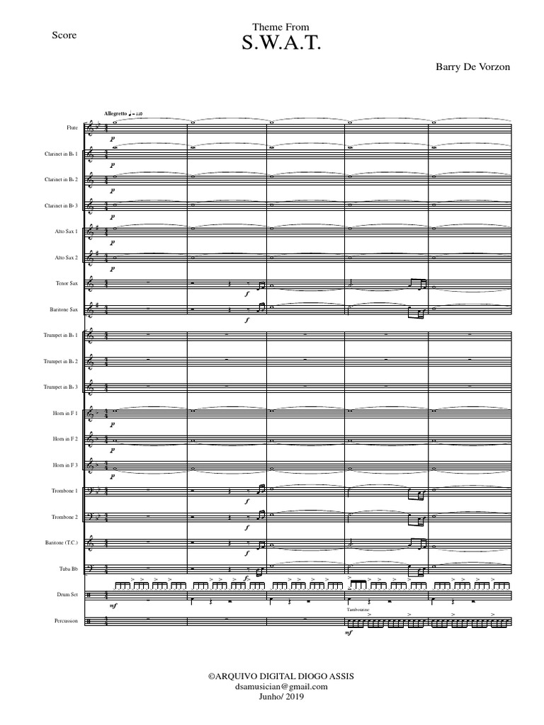 SWAT (DSA) - Score | PDF