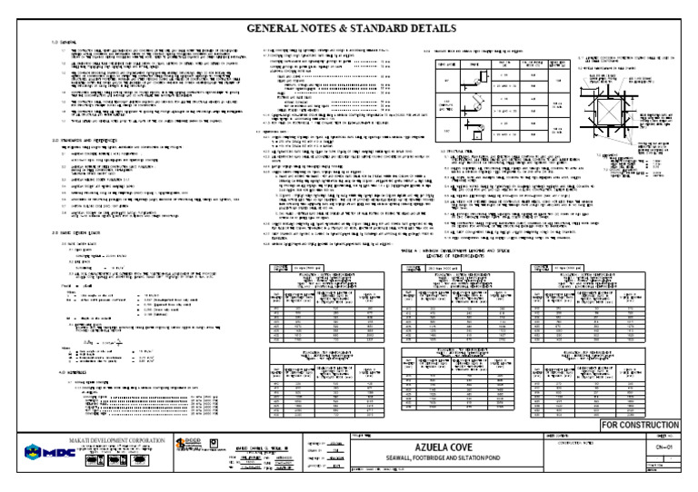 Azuela Cove Construction Standards | PDF | International Organization ...