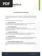 Daily Shift Huddle Template | PDF