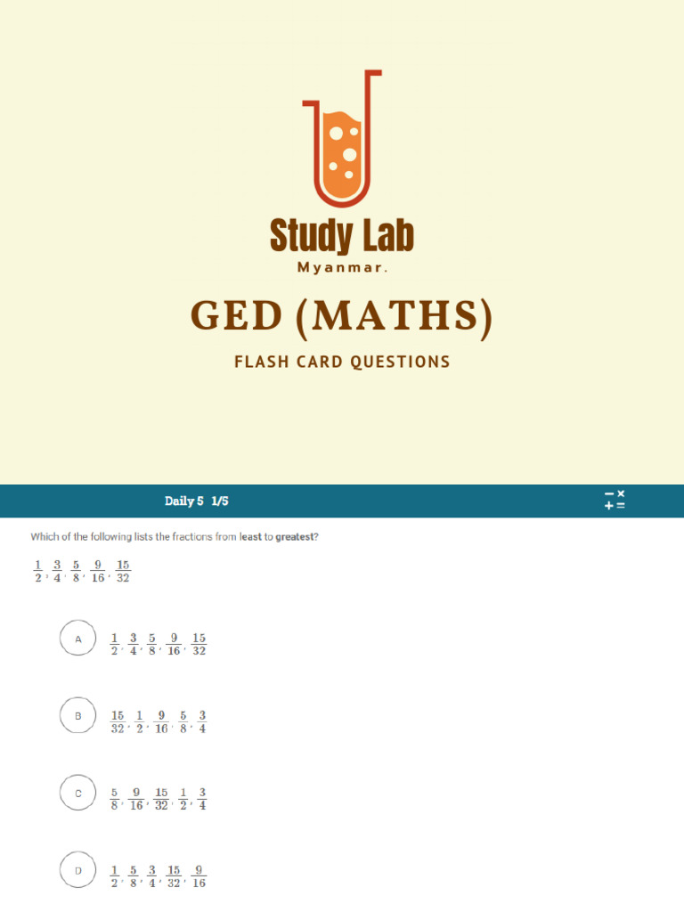 Maths Flash 2 | PDF