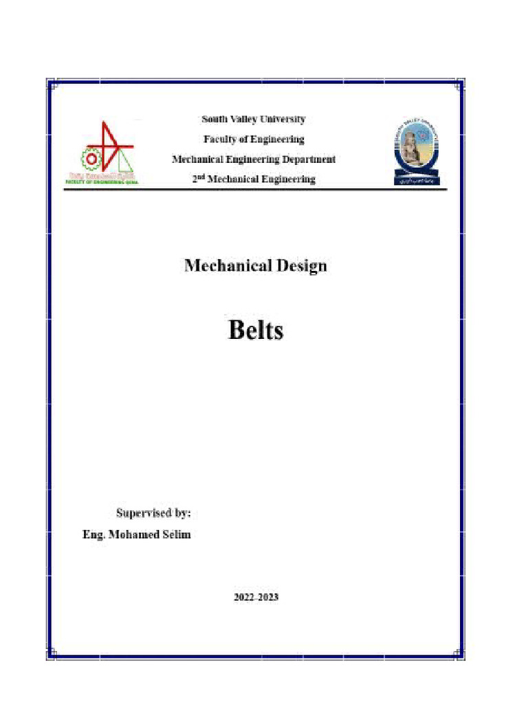 Belt | PDF | Belt (Mechanical) | Manufactured Goods