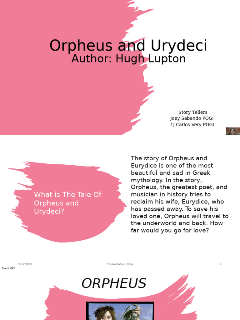 Orpheus and Eurydice: A Tragic Love Story | PDF | Orpheus | Hades