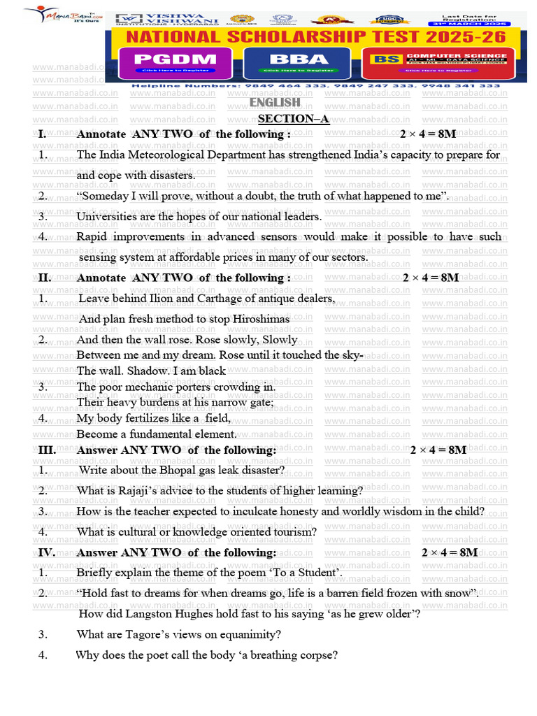 English Ap Jr 2025 Set 1 Pdf