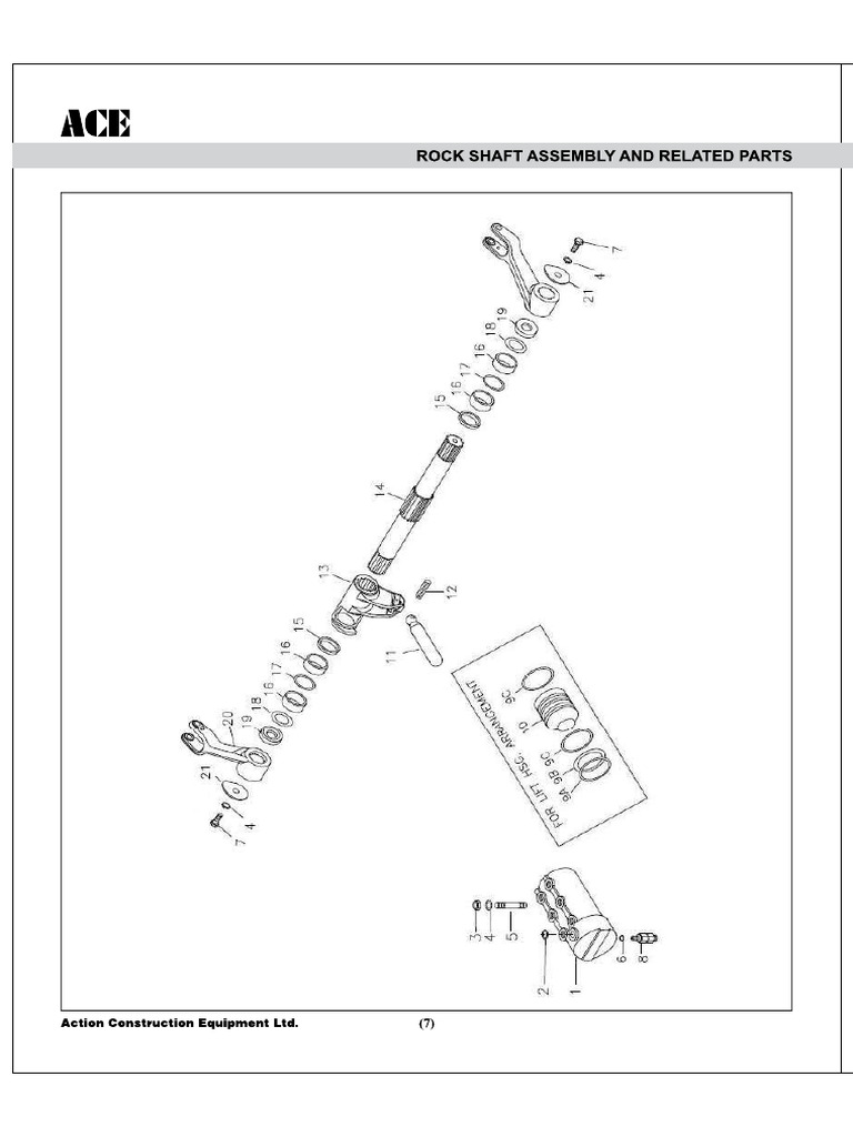 Rocker Shaft Assly and Related Parts | PDF