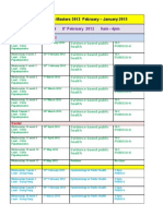 2012 - 2013 February Timetable Complete